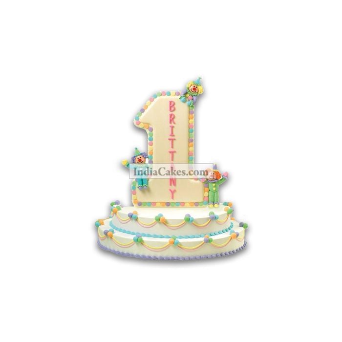 1st Birthday Jokers Cake Three Kilogram 1st Birthday Jokers Cake Three Kilogram