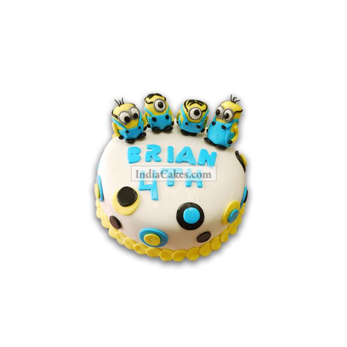 4th Birthday Minion Cake Three Kilogram 4th Birthday Minion Cake Three Kilogram