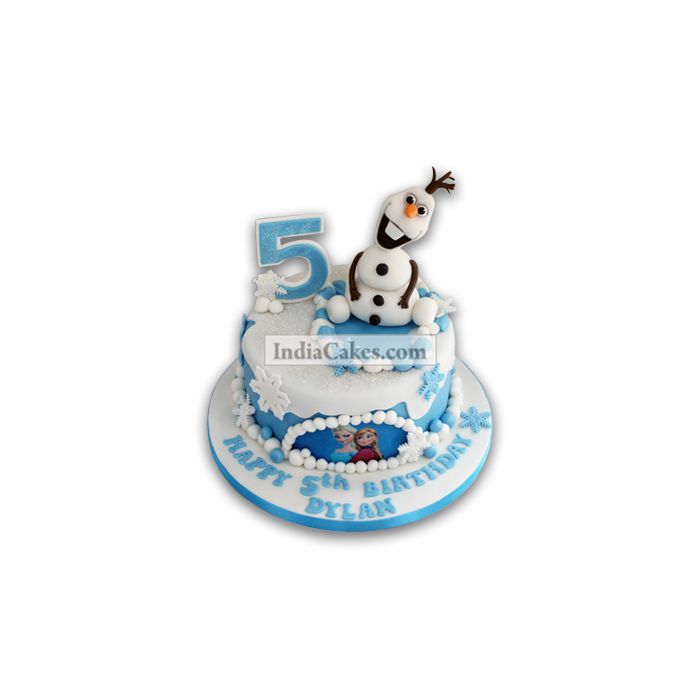 5th Birthday Olaf Frozen Cake Three Kilogram 5th Birthday Olaf Frozen Cake Three Kilogram