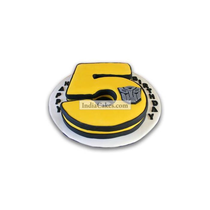 5th Birthday Transformers Cake Three Kilogram 5th Birthday Transformers Cake Three Kilogram