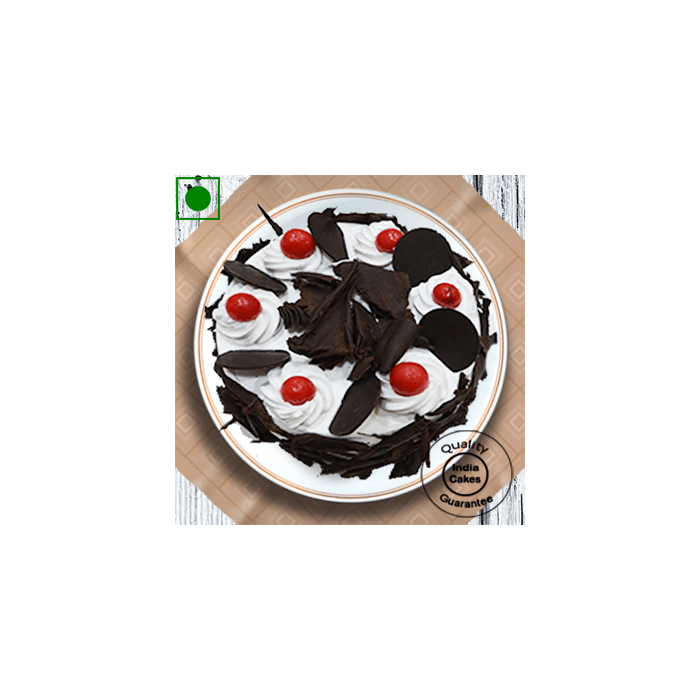 Eggless Half Kg Rich Black Forest Cake with Cherry Eggless Half Kg Rich Black Forest Cake with Cherry