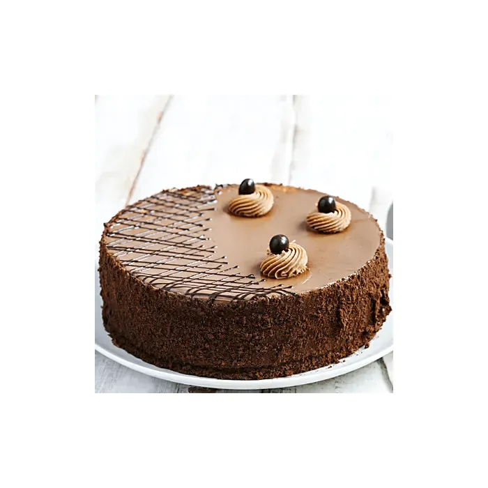 Round Coffee Cream Cake Half Kg