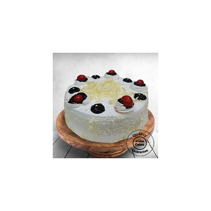 Royal Creamy White Forest Cake Half Kg Royal Creamy White Forest Cake Half Kg