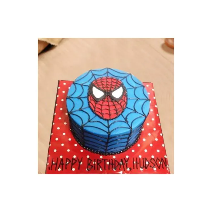 Eggless Spiderman Theme Cake 1 Kg