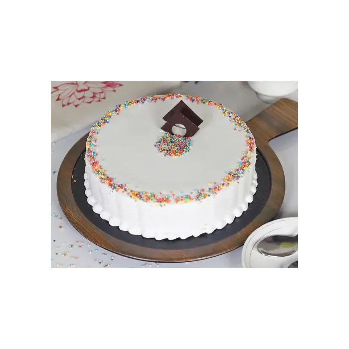 Eggless Tempting Vanilla Cake Half Kg
