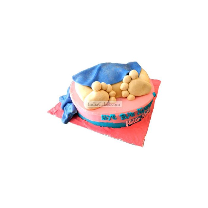 Fondant Baby Shower Cake Two Kilogram