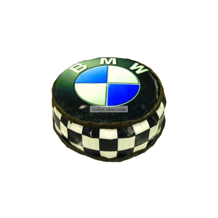 Fondant BMW Logo Cake Two Kilogram Fondant BMW Logo Cake Two Kilogram
