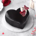 Allure Truffle Heart Shaped Cake Half Kg thumbnail