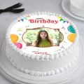 Birthday Photo Cake Half Kg For Her thumbnail