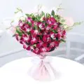 Charming 6 Purple Orchids Bouquet thumbnail
