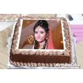 Chocolate Square Photo Cake Half Kg thumbnail