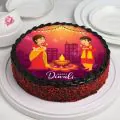 Diwali Poster Cake Half Kg thumbnail