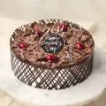 Eggless Doc Day Exclusive Blackforest Cake Half Kg thumbnail