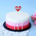 Mom's Heart Layer Cream Cake Half Kg thumbnail