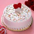Eggless Sprinkle of Joy Vanilla Cake Half Kg thumbnail