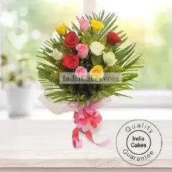 12 Mix Roses Bunch