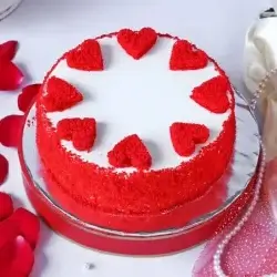 Delicious Red Velvet Cake Half Kgs