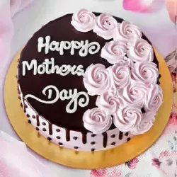 Happy Mothers Day Yummy Chocolate Cake Half Kg