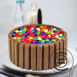 Half Kg Kit Kat Gems - Premium Cake