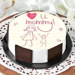 Love You Mommy Cake Half Kg